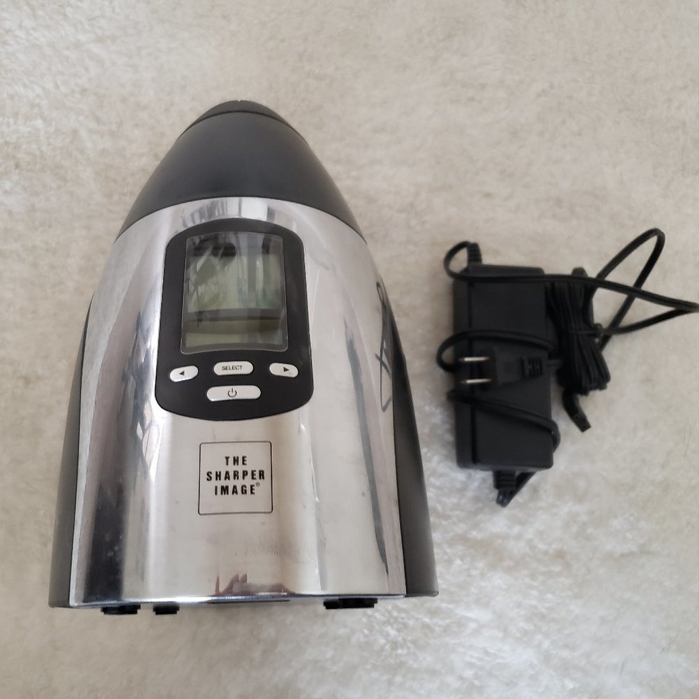 [The Sharper Image] Single Wine Bottle Chiller LED Display 70+ Varietals